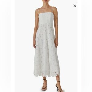 ASTR Lace Floral Eyelet Modi Dress - Size M